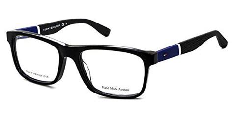 Tommy Hilfiger 1282 Eyeglasses 0FMV Black Blue 52 mm.